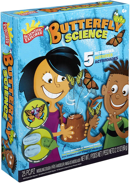 Butterfly Science Kit 5 Activities - Scientific Explorer Ages 6+