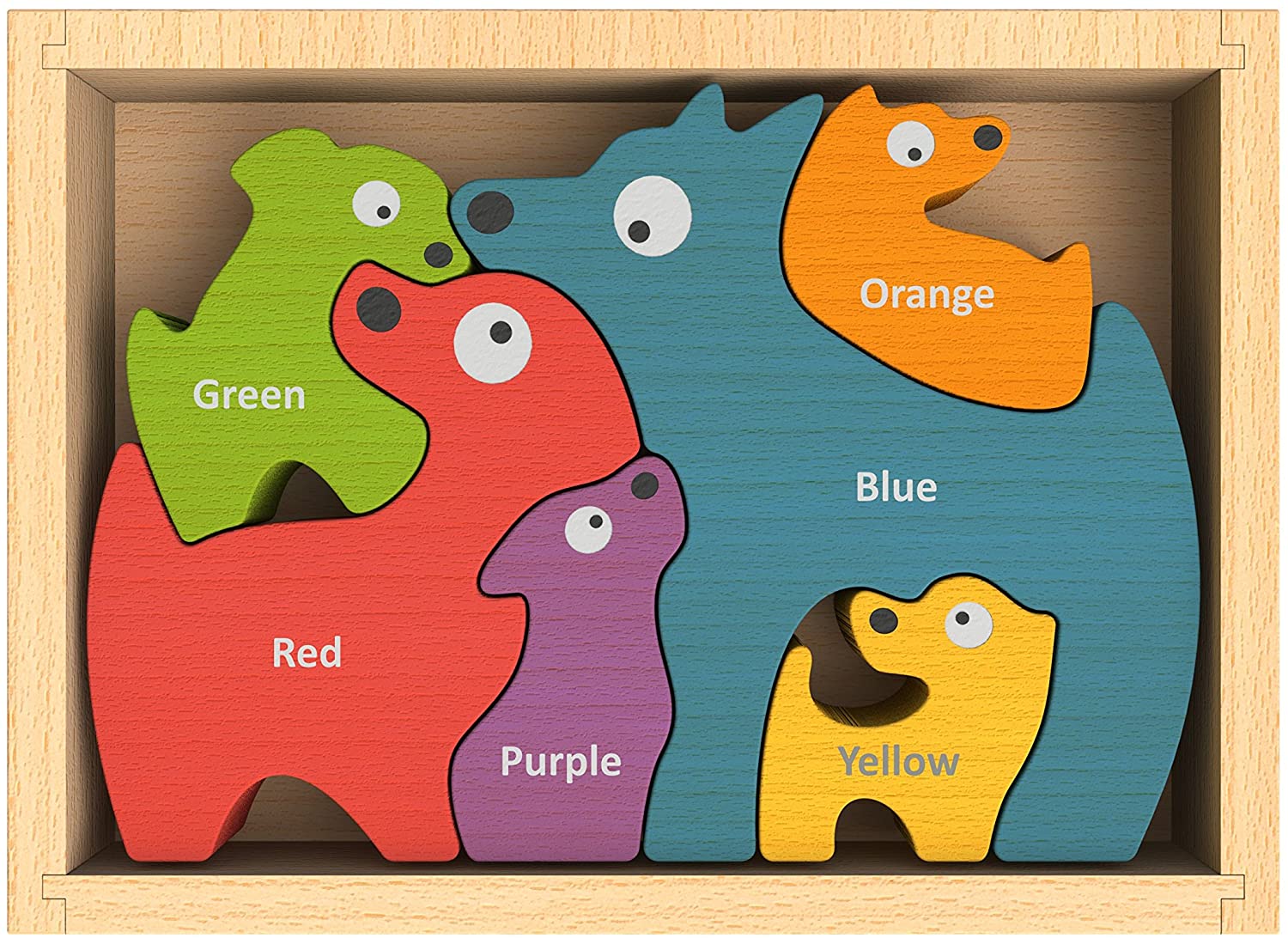 Dog Family Colour Puzzle - Ages 2+