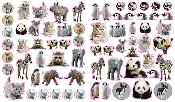 AB: EyeLike: Baby Animals 400 Reusable Stickers - Ages 3+