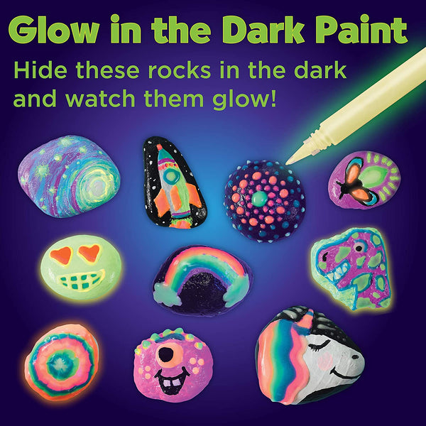 Glow in the Dark Rock Painting Kit - Ages 6+