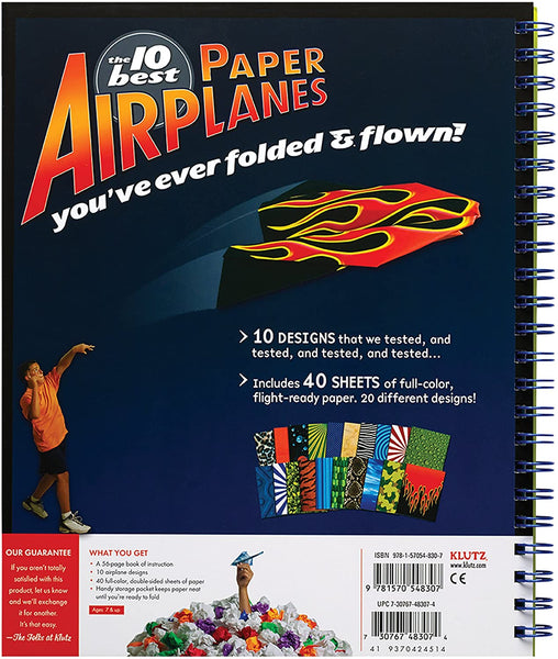 Klutz the Klutz Book of Paper Airplanes Craft Kit
