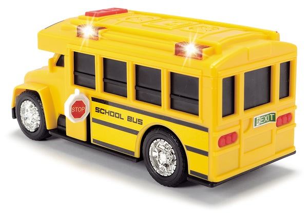 City Heroes - School Bus with Lights & Sound 15cm