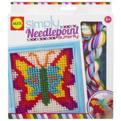 Alex: Simply Needlepoint: Butterfly - Ages 5+