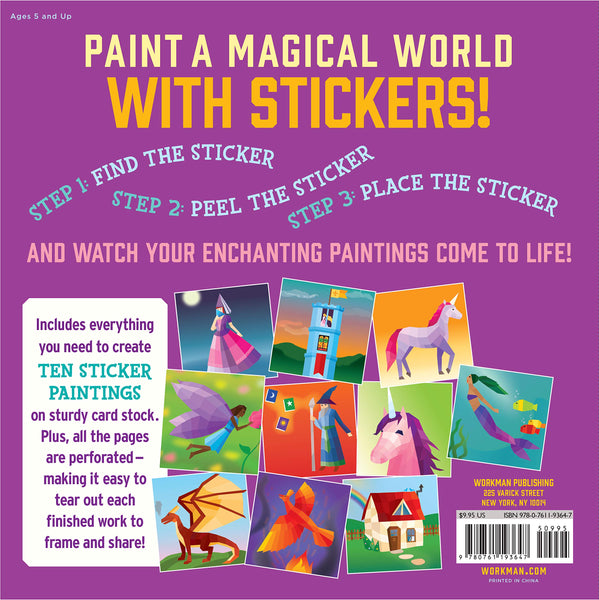 AB: Paint By Sticker Kids: Unicorns & Magic - Ages 5+