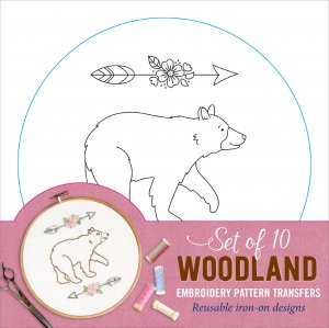 Embroidery Pattern Transfers: Woodland
