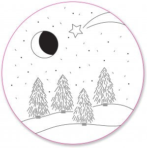 Embroidery Pattern Transfers: Celestial