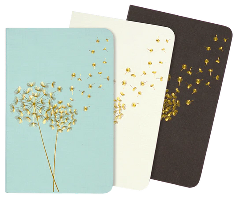 Dandelion Wishes Jotter Notebooks - 3 Pack