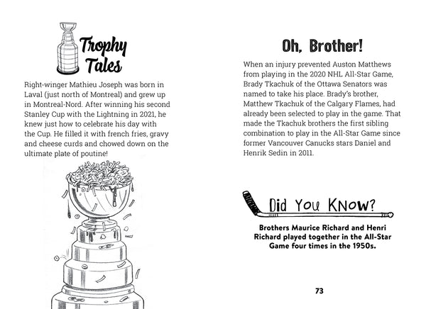 Awesome Hockey Trivia for Kids - Ages 8+