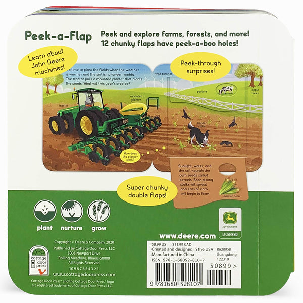 BB: Peek-a-Flap: John Deere Kids Dirt - Ages 1+