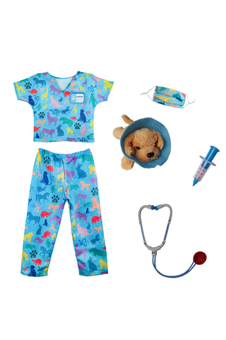 Veterinarian Scrubs and Accessories - Size 5-6