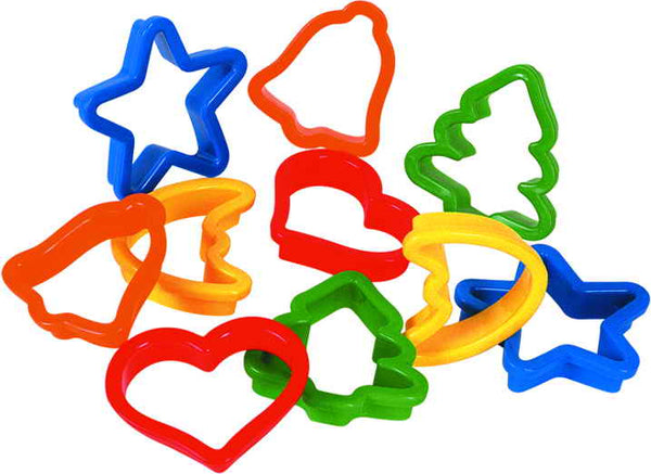 Cookie Cutters: 10 Pieces - Ages 12mths+
