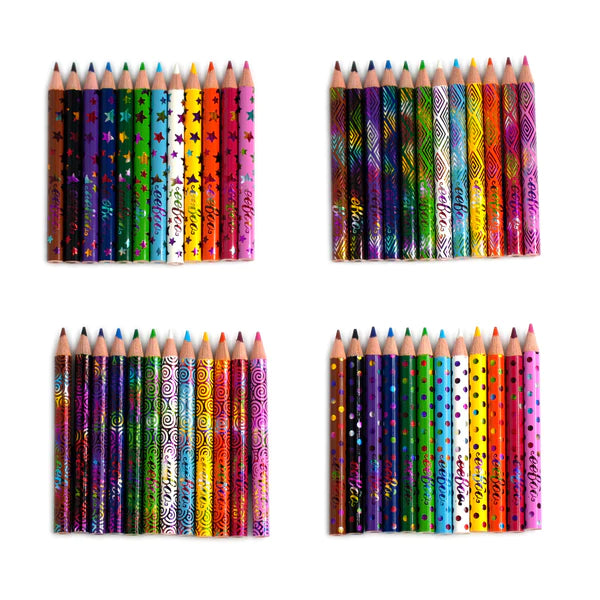 12 Small Coloured Pencils: Dinosaurs  - Ages 3+