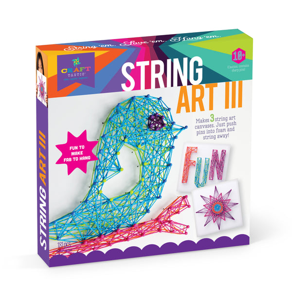 Craft-tastic: String Art 3 - Ages 8+