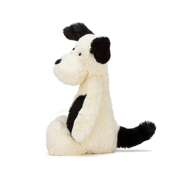 JC: Bashful Black & Cream Puppy: Multiple Sizes Available - Ages 3+