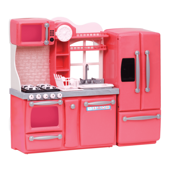 Gourmet Kitchen Set Pink Ages 3 CURBSIDE DELIVERY ONLY Playful Minds