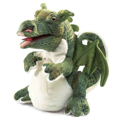 Folkmanis: Baby Dragon Puppet - Ages 3+