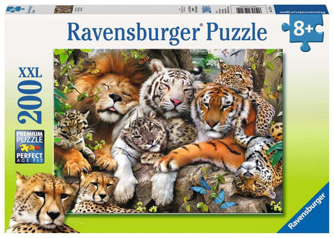 200 Piece Puzzle: Big Cat Nap - Ages 8+