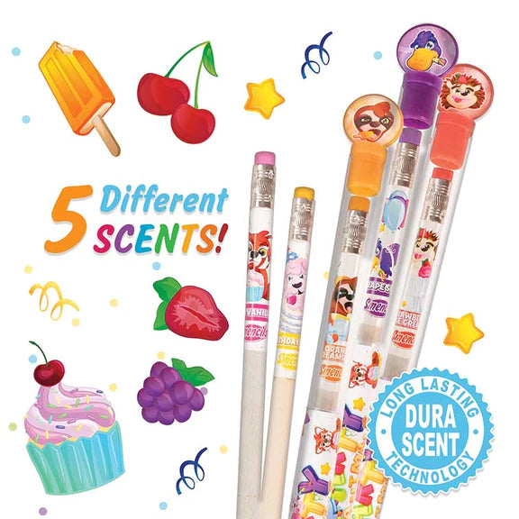 Smencils Scented Pencils: Party Animals Individual - Ages 3+