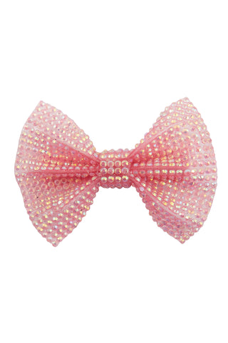 GP: Boutique Pink Gem Bow Hair Clip - Ages 3+