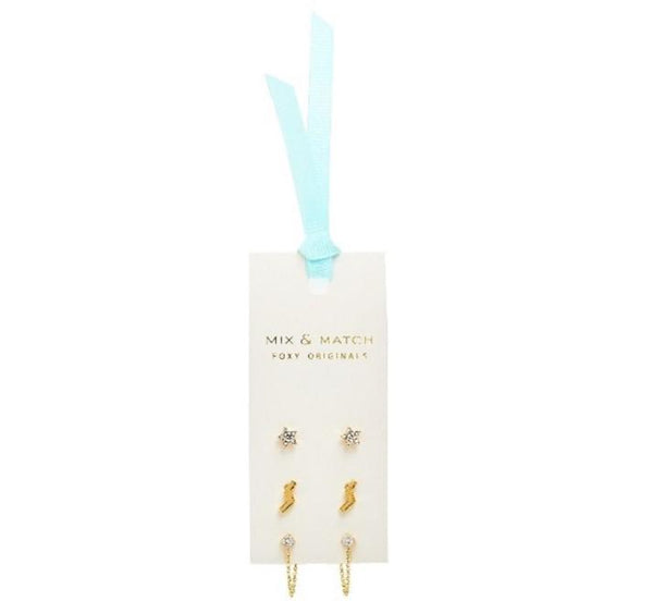Earrings: Bowie Mix & Match - Gold or Silver