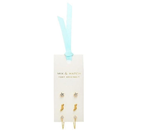 Bowie Mix & Match Earrings: Silver or Gold