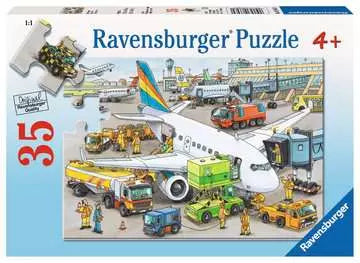 35 Piece Puzzle: Busy Airport - Ages 4+