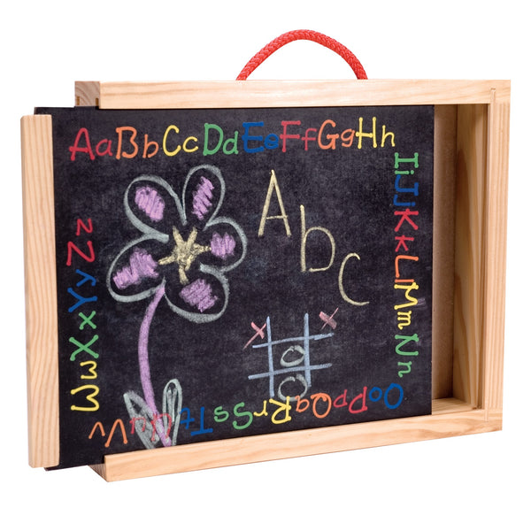 Chalk Board and Wipe-off Board Brief Case - Ages 3+