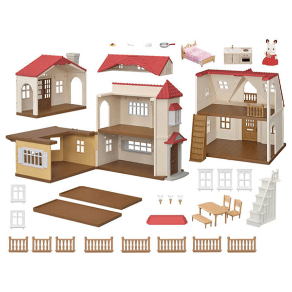 Red Roof Grand Mansion Gift Set (CURBSIDE/LOCAL DELIVERY ONLY) Ages 3+