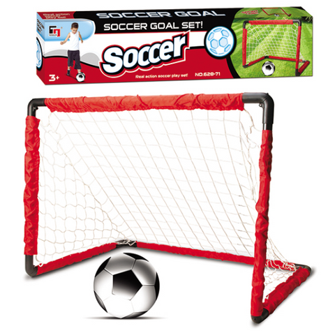Collapsible Soccer Goal Set with Ball - Ages 3+