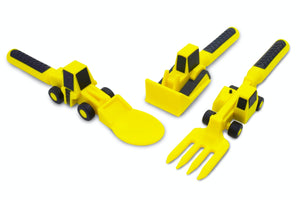 Constructive Eating Utensils: Construction Vehicles - Ages 6mths+