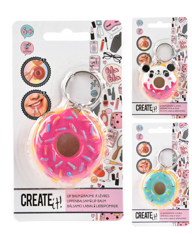 Donut Lip Balm Keychain - Ages 6+