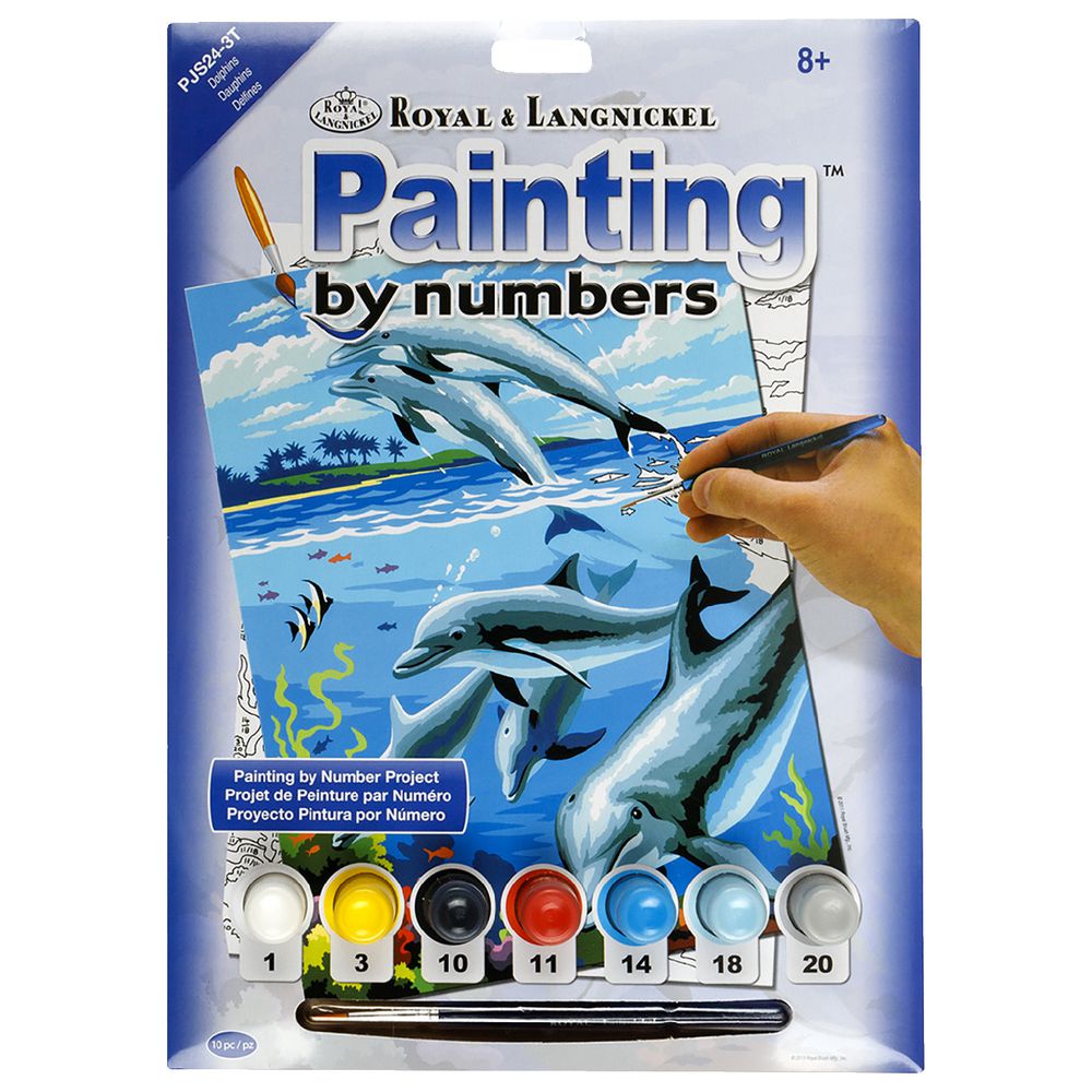 Painting by Numbers: Dolphins - Ages 8+