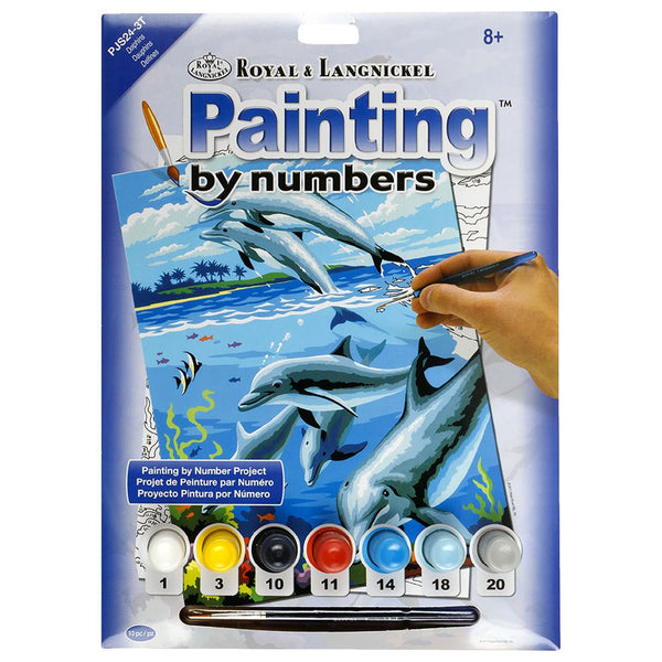 Painting by Numbers: Dolphins - Ages 8+