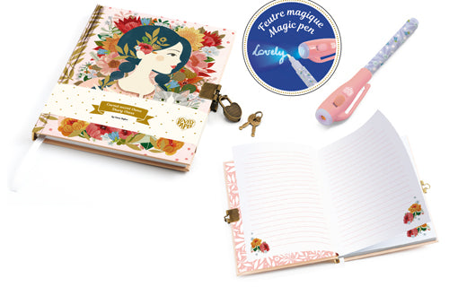 Djeco: Secret Notebook and Pen - Oana - Age 6+