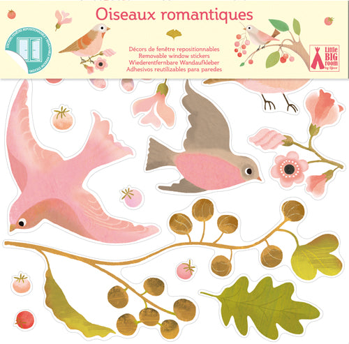 Window Stickers / Romantic Birds