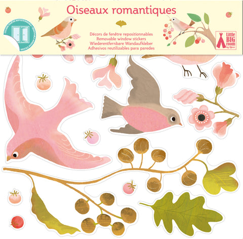 Window Stickers / Romantic Birds