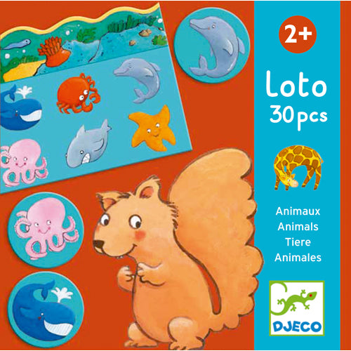 Animals Lotto Matching Game