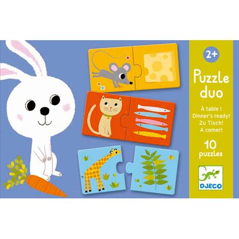 Puzzle Duo / Dinner's Ready! / 2pc x 10 - Ages 2+