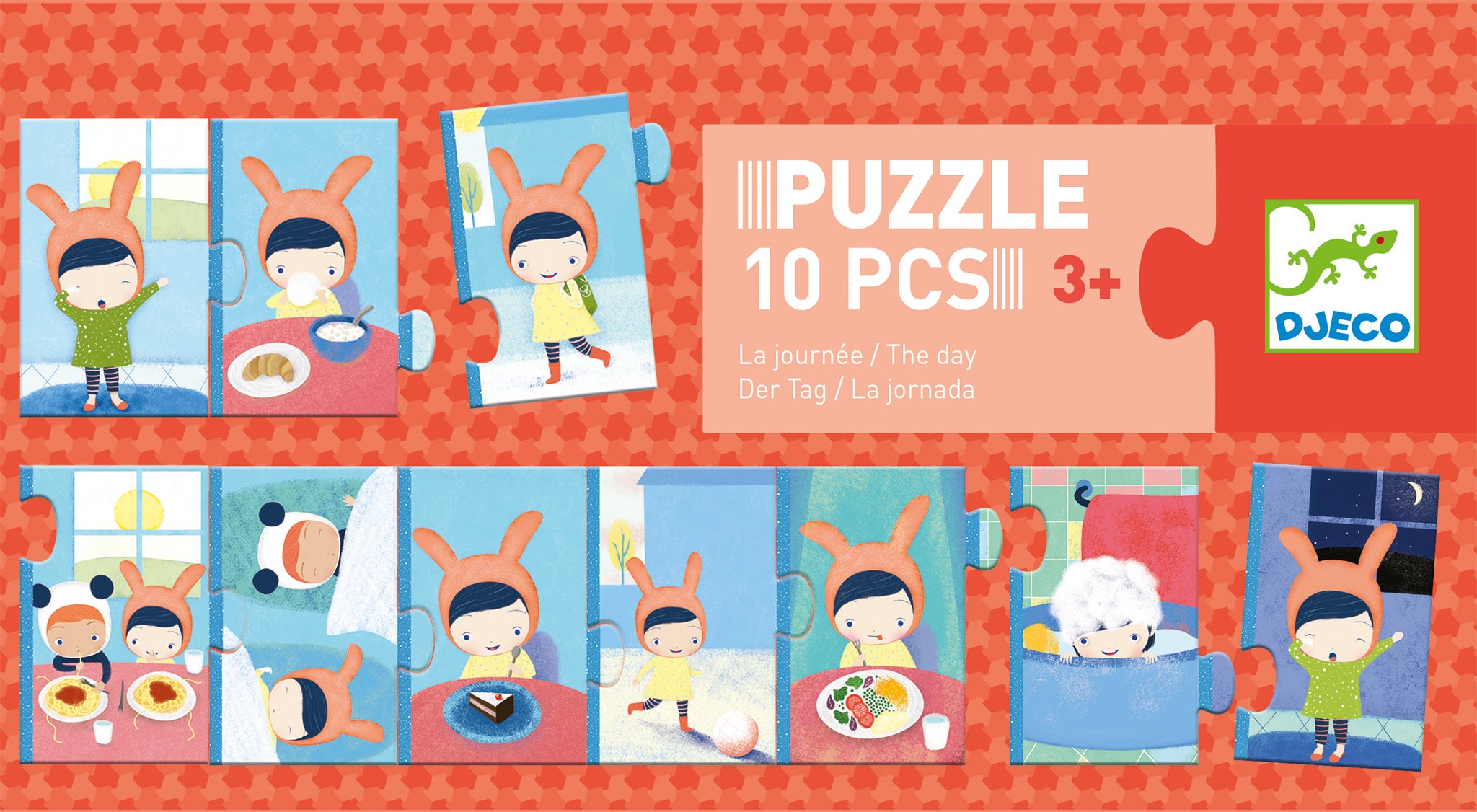 Puzzle Duo / The Day / 10pc - Ages 3+