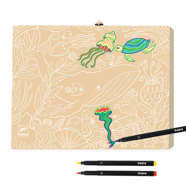 Djeco: My First Brush Pen Box - Ages 5+