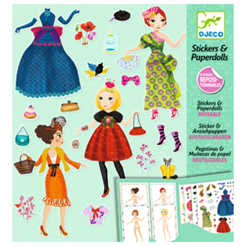 Djeco: Paper Dolls / Massive Fashion - Ages 5+