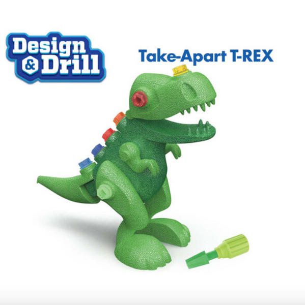 Design & Drill Take-Apart T-Rex STEM Building Toy