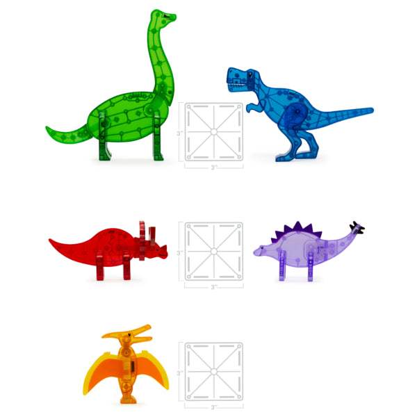 Dino Set: 5 Piece Set - Ages 3+