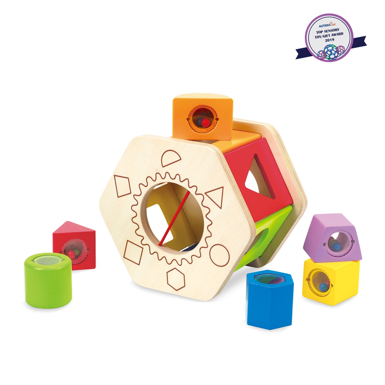 Shake and Match Shape Sorter - Ages 12mth+
