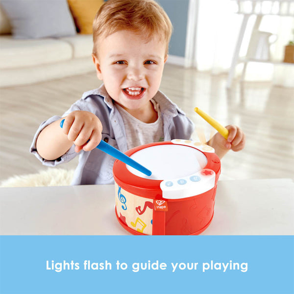 Hape: Learn with Lights Drum- 1-5 years