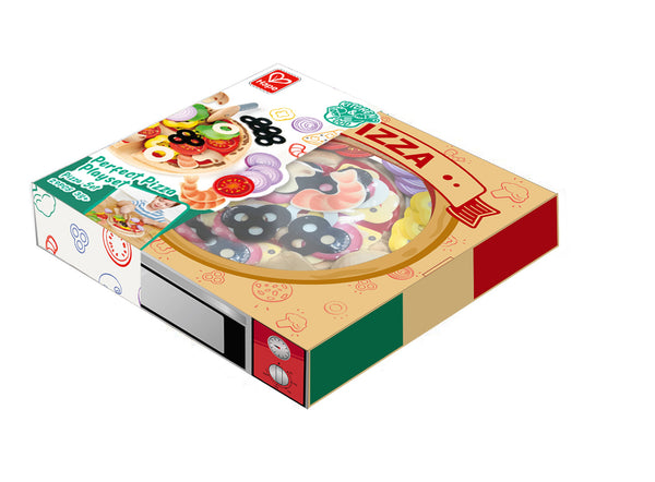 Hape - Wooden Perfect Pizza Pretend Food Playset