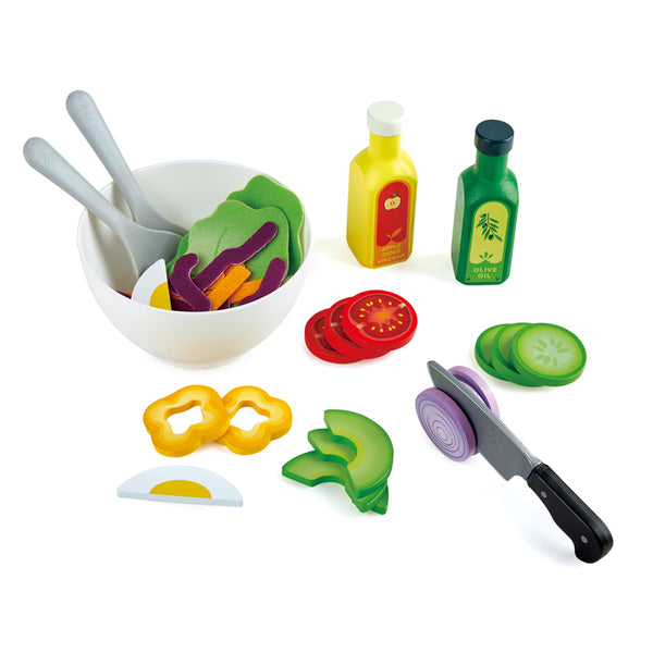 Healthy Salad  Wooden Playset - Ages 3+