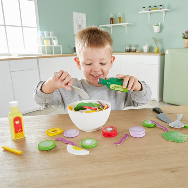 Healthy Salad  Wooden Playset - Ages 3+