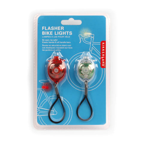 KL: Flasher Bike Lights - Set of 2 - Ages 5+