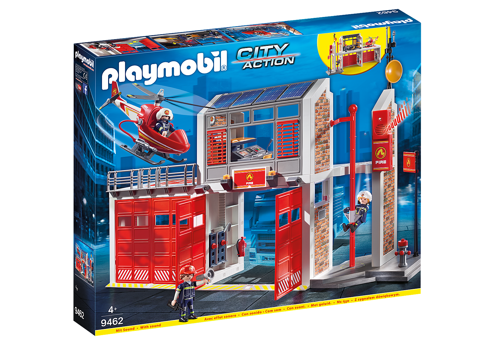 Fire Station with Alarm Playmobil 4-10